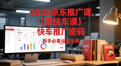2025京东推广课（原快车课）解锁京东快车推广密码，新手必看运营宝典-优优云网创