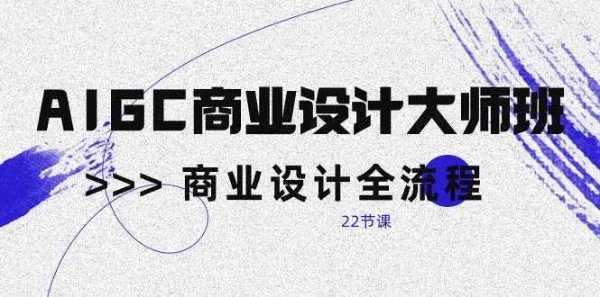 AIGC-商业设计大师班，商业设计全流程(22节课-优优云网创