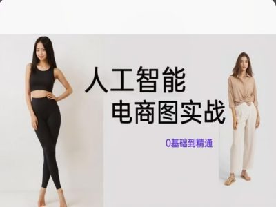 人工智能SD电商图实战，ai绘图0基础到精通-优优云网创