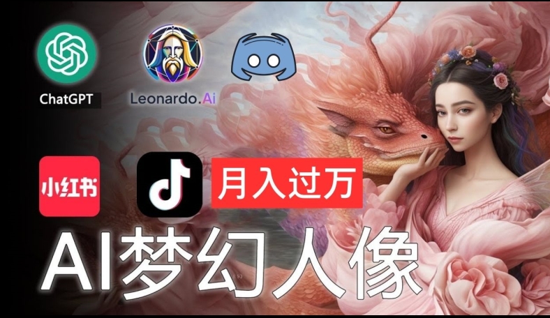 AI摄影梦幻人像：零基础也能月入过万的秘密【揭秘】-优优云网创