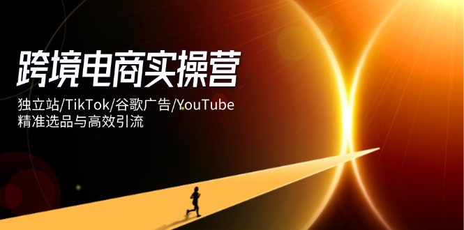 跨境电商实操营：独立站/TikTok/谷歌广告/YouTube，精准选品与高效引流-优优云网创