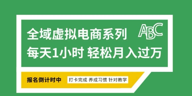 全域虚拟电商变现系列，通过平台出售虚拟电商产品从而获利-优优云网创