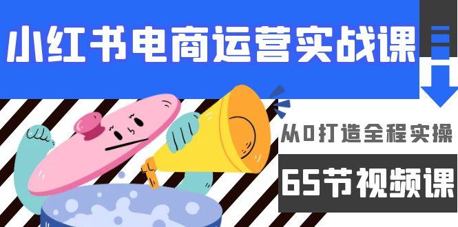 (9724期)小红书电商运营实战课，从0打造全程实操(65节视频课)-优优云网创