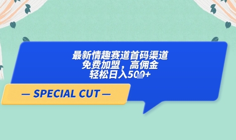【轻云】最新情趣赛道首码渠道，免费加盟，高佣金，轻松日入5张+-优优云网创