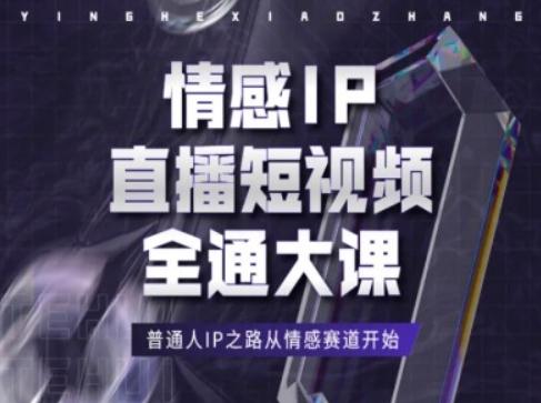 情感IP直播短视频全通大课，普通人IP之路从情感赛道开始-优优云网创